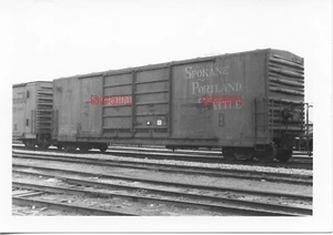 4E986 RP 1970s SPOKANE PORTLAND & SEATTLE RAILROAD BOXCAR - Picture 1 of 1