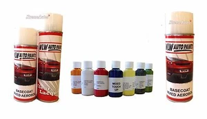 For Ford Fusion Car Body Paint BASECOAT AEROSOL / TOUCH UP SCRATCH REPAIR MIXED - Picture 1 of 12