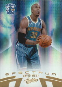 2010-11 Absolute Memorabilia Spectrum Gold Basketball Card #38 David West/100