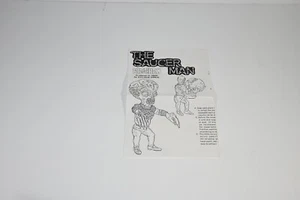 1984 Billiken Invasion Of The Saucer Man Vinyl Model Kit instructions only - Picture 1 of 2