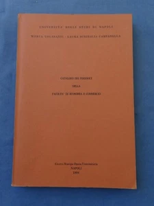 UNIVERSITA' DI NAPOLI-CATALOGO PERIODICI DELLA FACOLTA' DI ECONOMIA E COMMERCIO - Picture 1 of 1