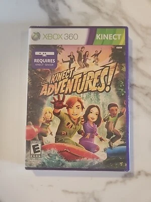 Kinect Adventures Microsoft Xbox 360 Video Game New Sealed - Image 1 of 4