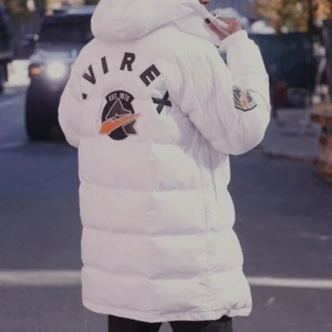 Avirex Primaloft Parka Weiß Puffer Mantel Gr XXL Neu mit Etikett - Bild 1 von 11