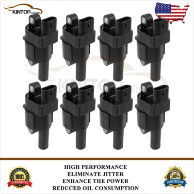 8 Round Ignition Coil For Chevrolet Silverado 1500 2.7/3.0/4.3L Suburban Tahoe - Image 1 of 4