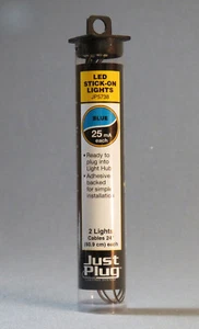 WOODLAND SCENICS STICK ON LIGHTS JUST PLUG LIGHTING SYSTEM LED BLUE WDS5738 NEW - Picture 1 of 7