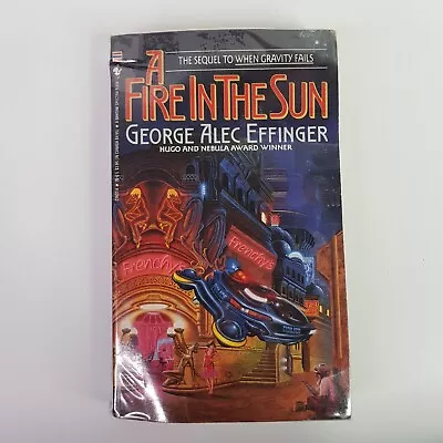 VINTAGE A Fire In The Sun George Alec Effinger 1990 Paperback Sci-Fi Adv Book - Image 1 of 4