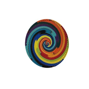 Fair Trade Zulu Telefonkabel 9 Zoll Platte Korb, African Spirit Neu mit Etikett - Bild 1 von 5