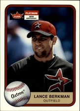 2001 Fleer Platinum Baseball Card #93 Lance Berkman