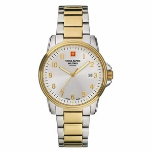 Swiss Alpine Military by Grovana Herrenuhr Silber / Goldfarben - 7011.1142