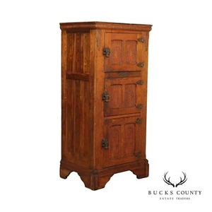 Siegel Cooper Co. Antique Monumental Oak Ice Box - Picture 1 of 12
