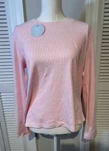 Hill House Home The Ivy Sleep Tee in Bubblegum Gingham | Size: Small NWT - Picture 1 of 7