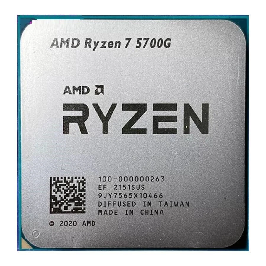 AMD Ryzen 7 5700G 4.6GHz 8 Core 16 Thread Socket AM4 Desktop CPU Processor - Image 1 of 1