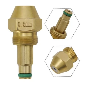 Brass Siphon Oil Nozzle Accessories Waste Oil Burner Nozzle 0.5MM - Picture 1 of 12