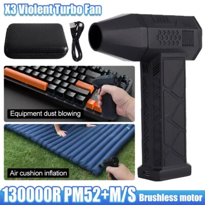 130,000 RPM Mini-Turbo-Jet-Ventilator Leistungsstarkes Gebläse Turbo Violent Fan - Bild 1 von 4