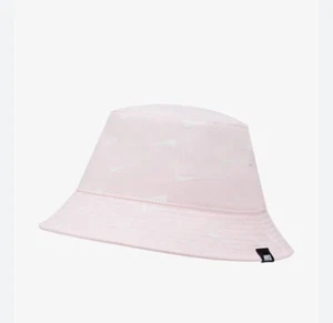Nike Child Toddle Hat Bucket Hat Pink Swoosh Wordmark Size 4/7 8A2973-A9Y NWT - Picture 1 of 6