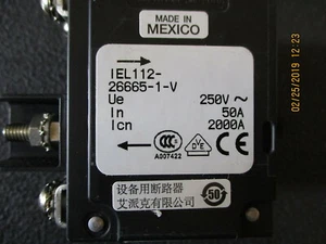 Neu, Airpax, IEL112-26665-1-V, SCHUTZSCHALTER MAG-HYDR HEBEL - Bild 1 von 6