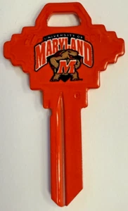 Llave de casa Testudo de la Universidad de Maryland Schlage SC1 llave en blanco - coleccionable - Imagen 1 de 2