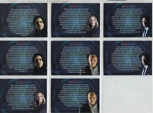X Files Seasons 10 & 11 Complete My Struggle Chase Card Set MS1-8 - Picture 1 of 1