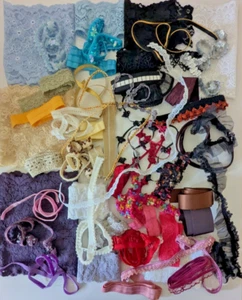 JOB LOT 50 x 1/2 m Vintage Lace Trim Slow Stitch Harumika SU1 - As SHOWN - Picture 1 of 13