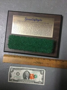 Placa de césped de estadio KC ROYALS 1994 vintage - Bo Jackson - Imagen 1 de 4