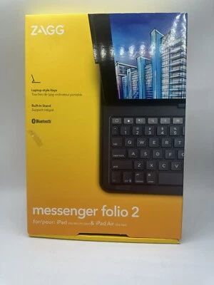 ZAGG - Messenger Folio 2 - Tablet Keyboard & Case for 10.2-inch iPad, 10.5-inch - Image 1 of 4