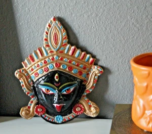 Metal Kali Goddess for Meditation Yoga room decor Goddess of Death wall hanging - Picture 1 of 13