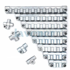 2-12 Anschlüsse Aluminium Schmieröl Kolben Verteiler Wert Krümmer Block - Bild 1 von 62
