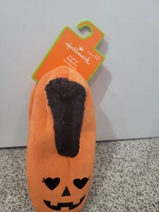 Hallmark HALLOWEEN embroidered slipper socks, non-skid sole, ladies L/XL - Picture 1 of 6