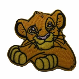 The Lion King Simba Character 3" Tall Embroidered Iron on Patch - Picture 1 of 1