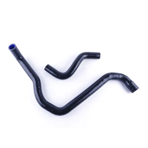 Manguera de silicona radiador VTEC NEGRA Fit 92-96 Honda Prelude BB1 S SI SR-V VTI-R H22A - Imagen 1 de 11