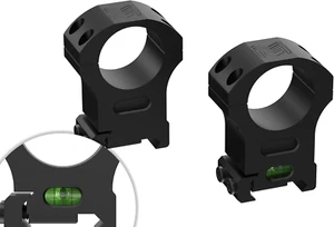 Precision Picatinny Scope Rings 1 In. Diameter With Integrated Bubble Level New - Picture 1 of 11