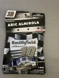 ARIC ALMIROLA #10 SMITHFIELD NASCAR AUTHENTICS 1:64 W/MAGNET HOOD - 2019 WAVE 04 - Picture 1 of 2