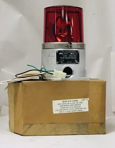 HOSE McCANN MODEL HMC970-1206R WATERTIGHT ROTATING BEACON HMC 870 SERIES RED NEW - Picture 1 of 12