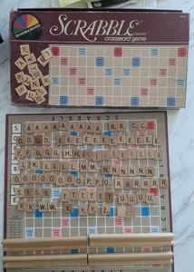 Vintage Scrabble Kreuzworträtsel Spiel 1982 Selchow & Righter Nr.17 100% vollständig - Bild 1 von 7