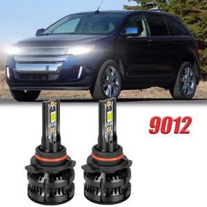 White For Ford Edge 2011-2013 2014 LED Combo Headlight Kit High/Lo Beam Bulbs 2x - Picture 1 of 12