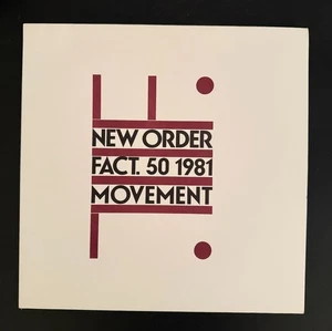 NEW ORDER Movement FACT. 50 1981 U.S. 1st Press LP W/FACTORY LOGO INNER SLEEVE - Picture 1 of 6