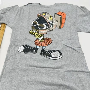 Neff X Looney Tunes Marvin The Martian T-Shirt Herren M grau Grafik Tee - Bild 1 von 9