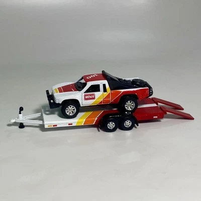 Maisto Toyota SR5 camioneta pickup y remolque para carros abiertos JL 1:64 lote diecast blanco Foto 1 de 4