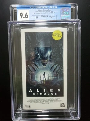 Alien: Romulus 2024 VHS MOVIE Sealed Graded CGC 9.6 A+ Slabbed - Image 1 of 4