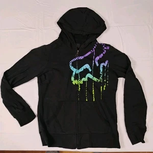 Fox Girls Racing Zip-up Girls Hoodie Size Large - Picture 1 of 3