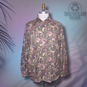 Camisa Emanuel Berg Para Hombre XL Calce Moderno Manga Larga Tostado Oliva Cachemira - Imagen 1 de 9