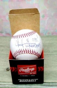 CHRIS HAMMOND SIGNED OFFICAL MLB BASEBALL REDS MARLINS BRAVES - Picture 1 of 1