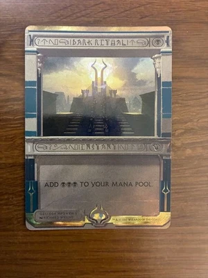 MTG Magic The Gathering Dark Ritual  version Foil Masterpiece No.PM364 - Image 1 of 2