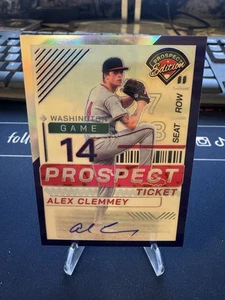 2024 Panini Prospect Edition - Alex Clemmey #200 Purple Prizm Signatures /125... - Bild 1 von 2