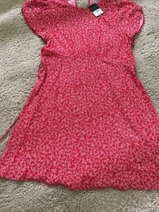 Summer dress - Pink Floral Dress Size 14 From Peacocks , Brand New With Tags - Picture 1 of 11