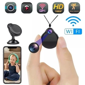 HD 1080P Secret Wearable Mini WIFI Camera Video Voice Recorder Necklace Pendant - Picture 1 of 20