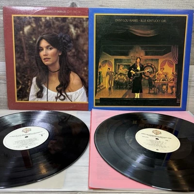 Emmylou Harris – Roses In The Snow & Blue Kentucky Girl (x2 Records) Vinyl LP - Image 1 of 4