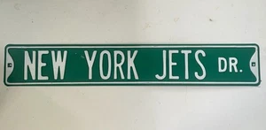 36” New York Jets Dr. Steel Street Sign Heavy Man Cave Decor - Picture 1 of 3