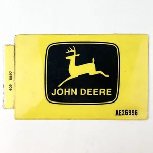 John Deere Equipment Label AE26996 Part 409 8897 4X6 Vintage OEM 1970s #5 - Picture 1 of 2