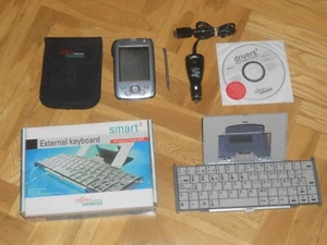 PDA FUJITSU SIEMENS POCKET LOOX 600+EXTENSIBLE KEYBOARD+CASE. PERFECT CONDITION. - Zdjęcie 1 z 8